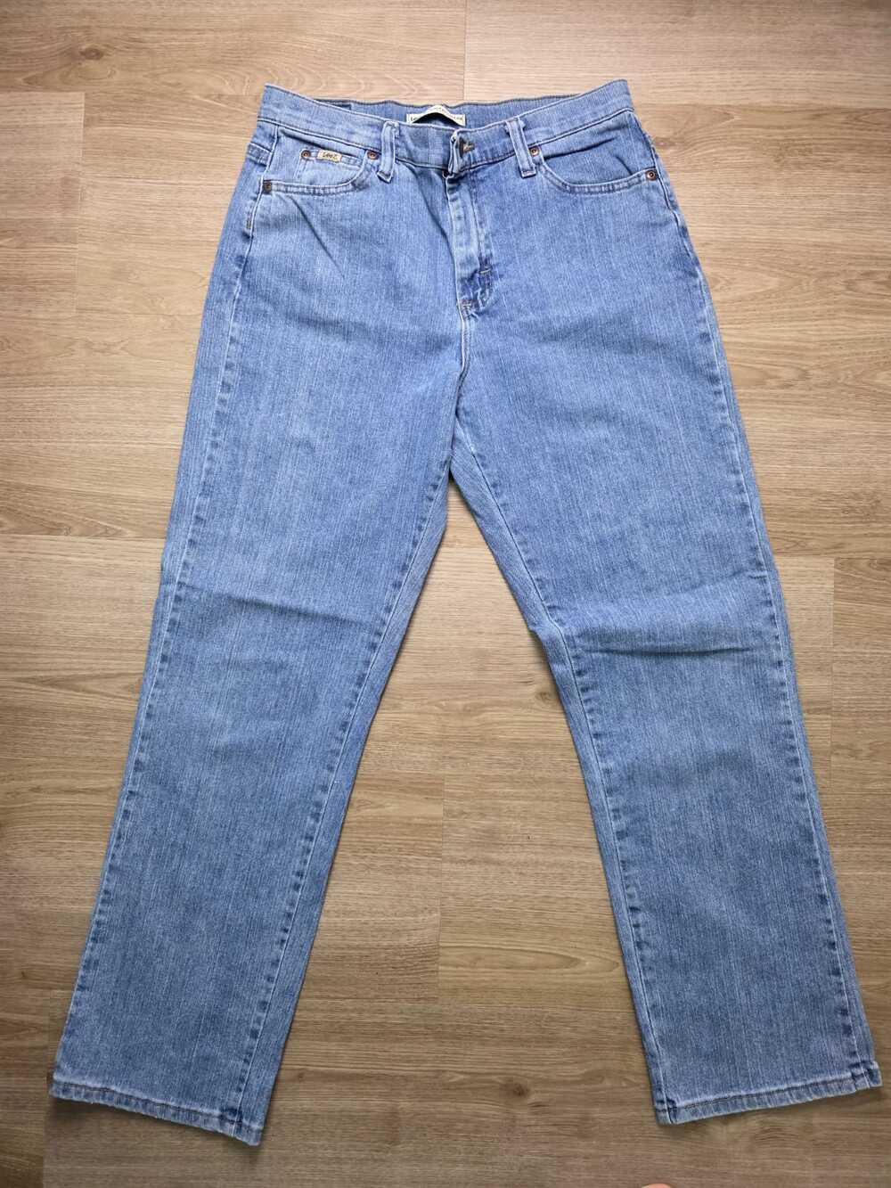 Lee Relaxed Straight Leg Jeans Women's Size 8 Medium 8x30 Light Wash